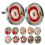 100 mini attaches colorées pour scrapbooking 8