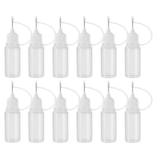 12 pièces bouteille de colle à embout aiguille, flacon 2