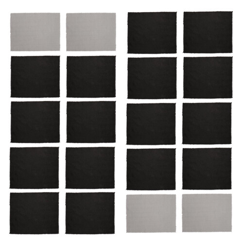 chiffons microfibre 24 pièces pour lunettes écrans objectifs
