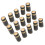 100 pièces capsules thermorétractables vin noir bord 1