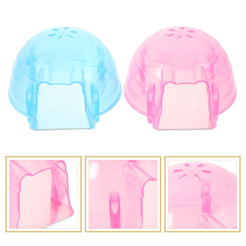 2 pièces - hamster pour petits animaux (rose/ ) 2