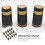 100 pièces capsules thermorétractables vin noir bord 8