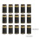 100 pièces capsules thermorétractables vin noir bord 2