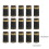 100 pièces capsules thermorétractables vin noir bord 2