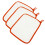 5 lingettes nylon douche, exfoliants 3