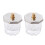 2 Pcs Bead Organiser Storage Box Mini Nail Cup Art Liquid Container 5