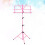 Adjustable Metal Music Stand Tripod Light Portable Book Accessory 5