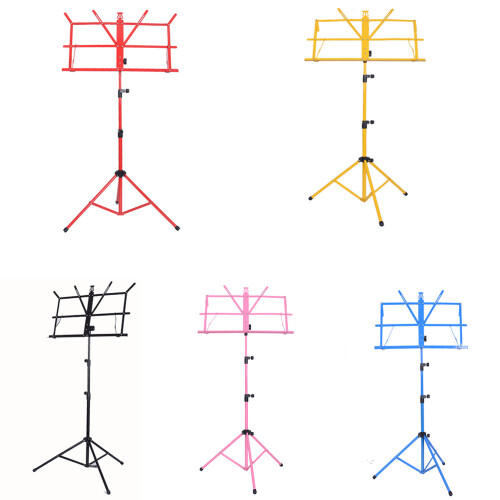 Adjustable Metal Music Stand Tripod Light Portable Book Accessory 2