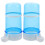 2pack Blue Pet Feeder For Small Cats 15.5*7.2cm 9