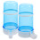 2pack Blue Pet Feeder For Small Cats 15.5*7.2cm 10