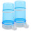 2pack Blue Pet Feeder For Small Cats 15.5*7.2cm 3