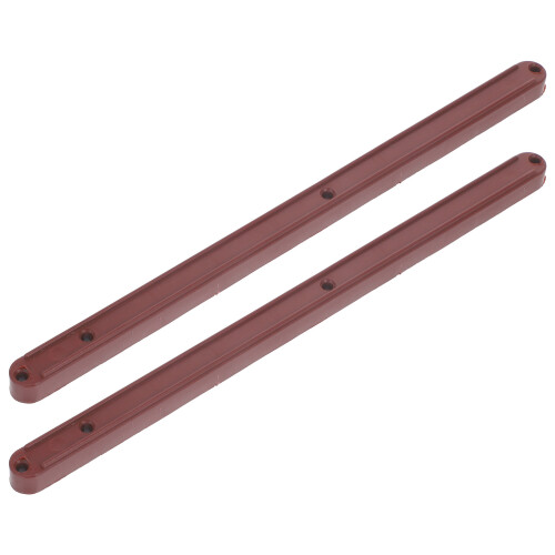 2 Pcs Drawer Glides Kitchen Parts Sliders Runners Replacement Brown