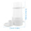 2pack Blue Pet Feeder For Small Cats 15.5*7.2cm 2