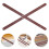 2 Pcs Drawer Glides Kitchen Parts Sliders Runners Replacement Brown 5