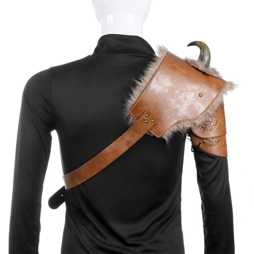 Viking PU Pauldron Armor Cosplay Shoulder Right 2