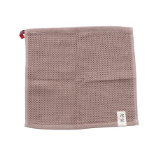 Hand Towels Waffle Cotton Square 1set Coffee