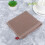Hand Towels Waffle Cotton Square 1set Coffee 5