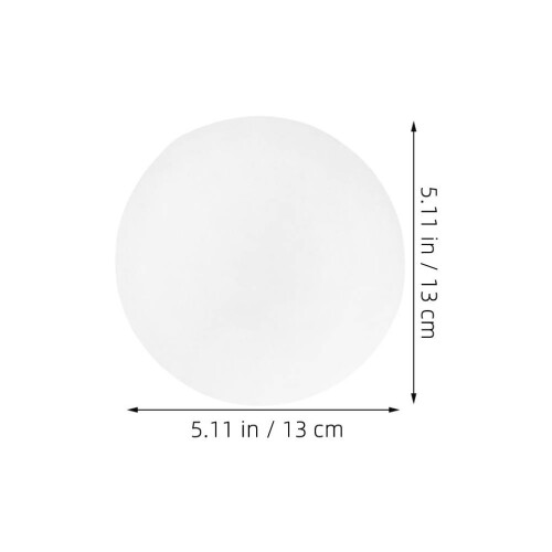 1000pcs White Leakproof Cap Liners for 13cm Drink Cups 2