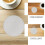 1000pcs White Leakproof Cap Liners for 13cm Drink Cups 8