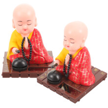 Shaking Head Buddha Statue Abs 2pcs