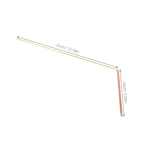 2 Pcs Copper Dowsing Rods For Ghost And Treasure Hunting 1