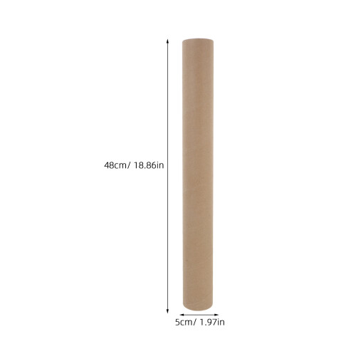 Poster Tubes For Storage Brown Paper 1set 1