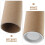 Poster Tubes For Storage Brown Paper 1set 7