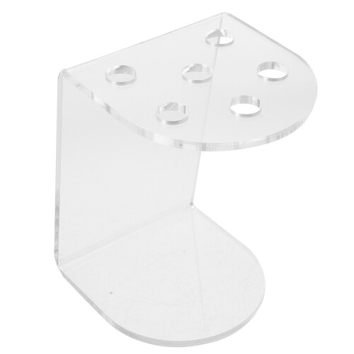 acrylic scissor holder stand for salon tools combs clips organizer