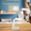 acrylic scissor holder stand for salon tools combs clips organizer 6