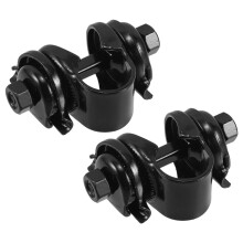 Stable Fixation Seatpost Clamp For Cyclists In Black 2pcs