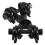 Stable Fixation Seatpost Clamp For Cyclists In Black 2pcs 8