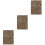 3pcs Reptile Tank Background Cork Bark Terrarium Supply 7