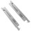 2 Pcs Bottom Mounted Drawer Slides Replacement Parts Silver 11