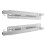 2 Pcs Bottom Mounted Drawer Slides Replacement Parts Silver 9