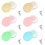 6pcs glasses cleaning tool lens wiper screen cloths 2