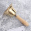 Copper Rattle Bell with Wooden Handle 8cm Dinner Call Service 5
