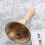 Copper Rattle Bell with Wooden Handle 8cm Dinner Call Service 10