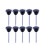 Raindrops 10 Pcs M5x60 Hole Screw Grips Clamping Knobs (Black) 1