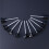 Raindrops 10 Pcs M5x60 Hole Screw Grips Clamping Knobs (Black) 7