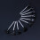Raindrops 10 Pcs M5x60 Hole Screw Grips Clamping Knobs (Black) 8