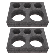2pcs takeout bottle trays for milk tea drink packing carriers