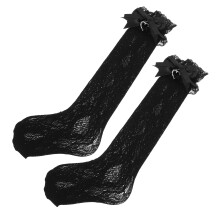 1 Pair Socks With Lace For Women Daily Use