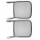 Stroller Organiser Bag Simple Design Mesh For Pushchair 2pcs 10