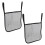 Stroller Organiser Bag Simple Design Mesh For Pushchair 2pcs 4