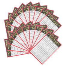 Mlins 20 Sheet Shipping Inventory Record Card 12.00x8.00x0.10cm