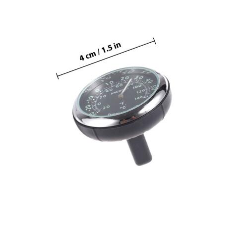 Universal Car Dashboard Clock Air Outlet Thermometer Luminous 2