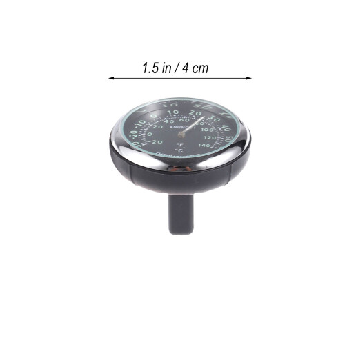 Universal Car Dashboard Clock Air Outlet Thermometer Luminous 1