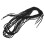 10pcs Portable Drawstring Threader For Clothes Black Polyester 9