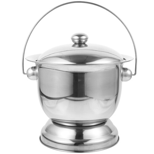 One Set Unisex Portable Chamber Pot With Lid 1