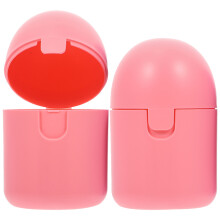 2Pcs Pink Heat-Resistant PP Menstrual Cup Holder Steam Cleaning Box